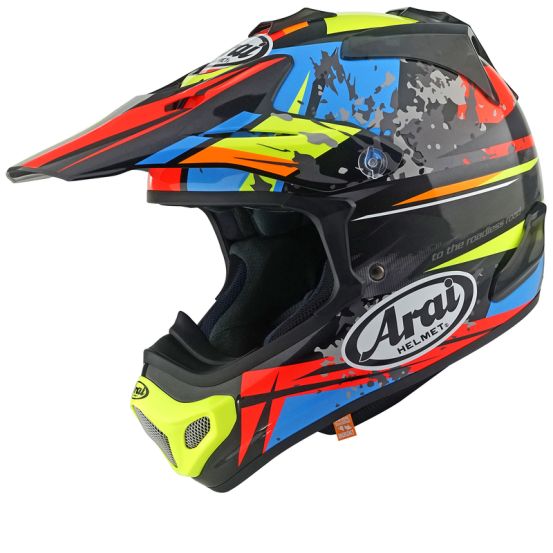 Casque cross Arai Mx-V Evo Track - Multicolore