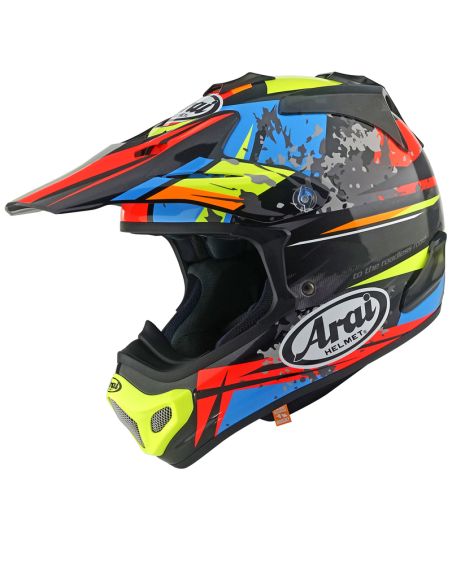 Casque cross Arai Mx-V Evo Track - Multicolore