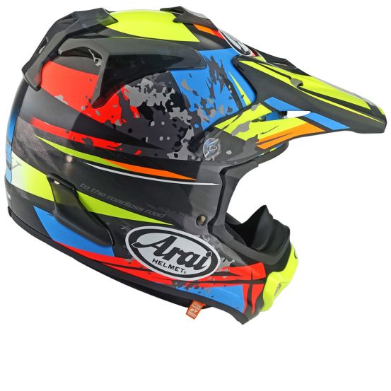 Casque cross Arai Mx-V Evo Track - Multicolore