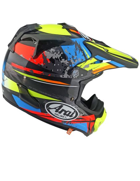 Casque cross Arai Mx-V Evo Track - Multicolore