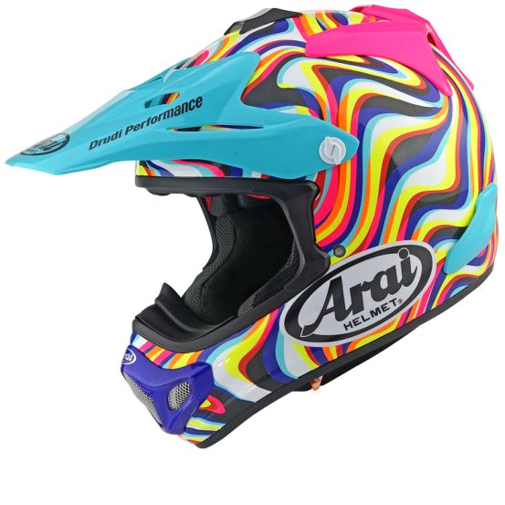 Casque cross Arai Mx-V Evo Stream - Rose