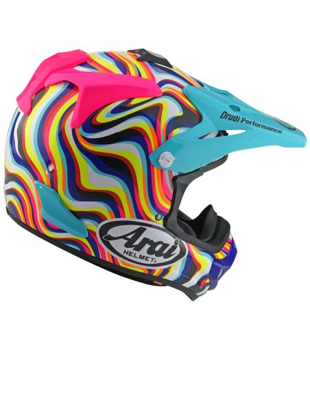 Casque cross Arai Mx-V Evo Stream - Rose