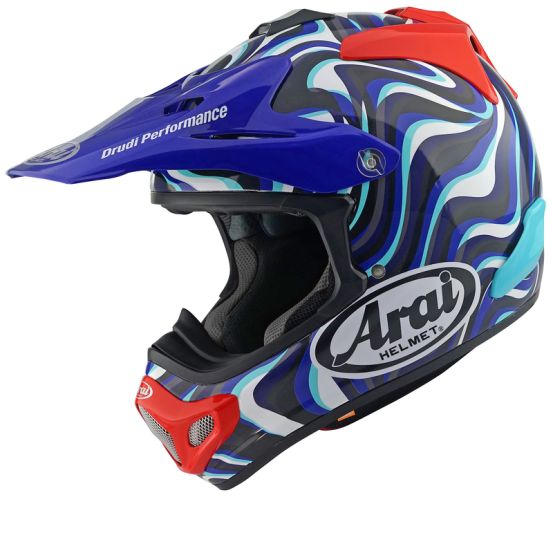 Casque cross Arai Mx-V Evo Stream - Bleu