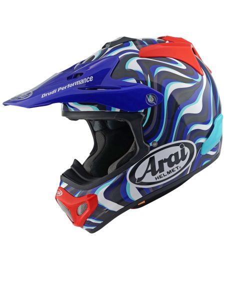 Casque cross Arai Mx-V Evo Stream - Bleu