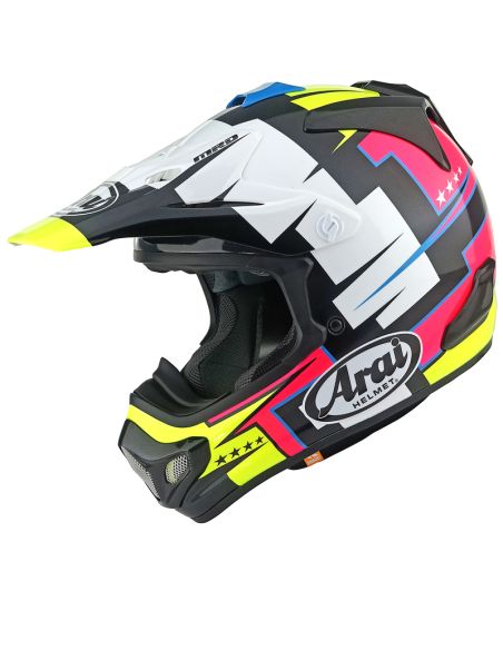 Casque cross Arai Mx-V Evo Battle - Jaune