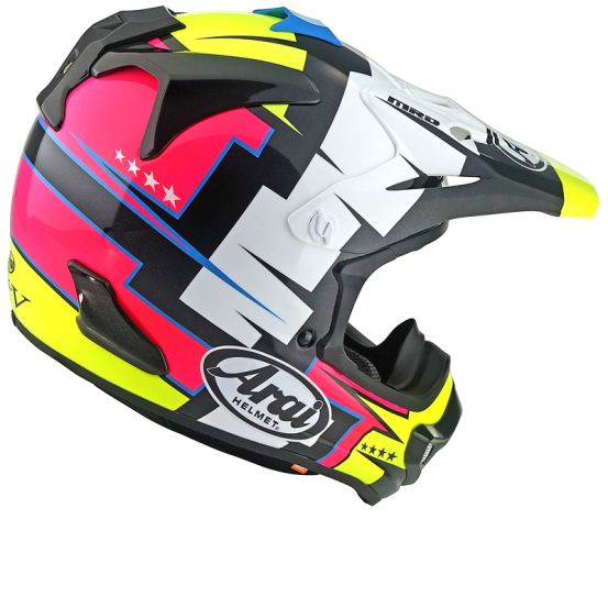 Casque cross Arai Mx-V Evo Battle - Jaune