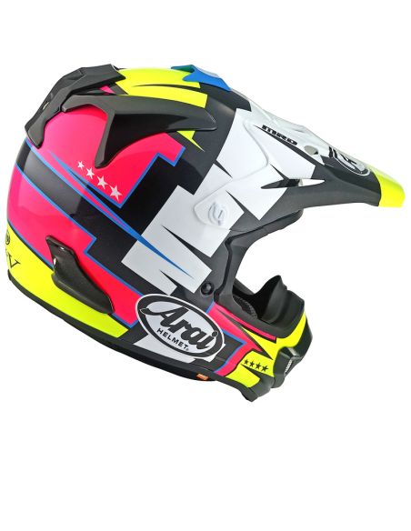 Casque cross Arai Mx-V Evo Battle - Jaune
