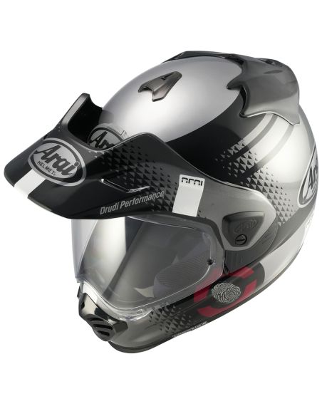 Casque adventure Arai Tour-X5 Print - Noir Argent
