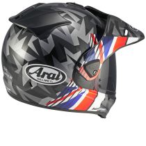Casque adventure Arai Tour-X5 Nation Uk - Noir Rouge Bleu Blanc 2