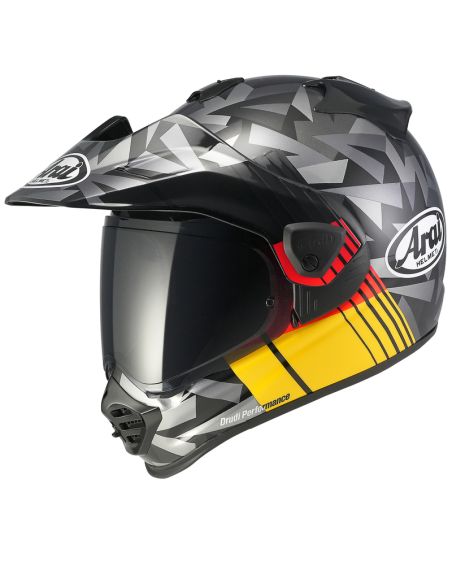 Casque adventure Arai Tour-X5 Nation De - Noir Jaune Rouge