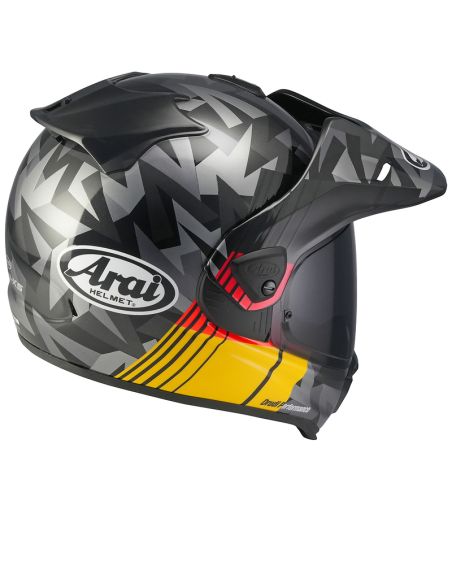 Casque adventure Arai Tour-X5 Nation De - Noir Jaune Rouge