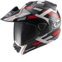 Casque adventure Arai Tour-X5 Match - Rouge Noir Gris