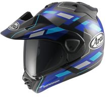 Casque adventure Arai Tour-X5 Match - Bleu Foncé Bleu Clair Noir