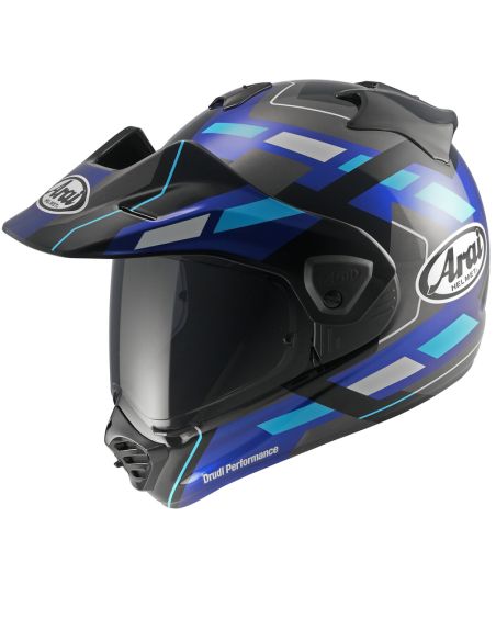 Casque adventure Arai Tour-X5 Match - Bleu Foncé Bleu Clair Noir