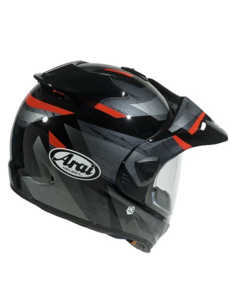 Casque adventure Arai Tour-X5 Anodize - Rouge