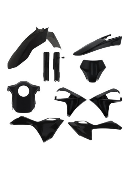 Kit plastiques complet - Noir - ACERBIS Gas Gas MC-MCF 2024-2026