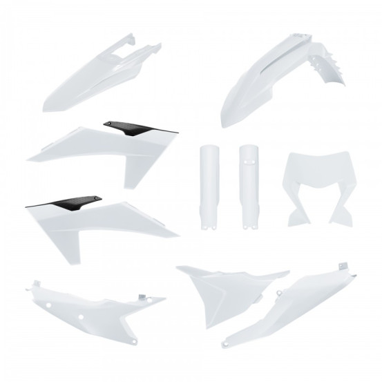 Kit plastiques complet - Blanc - KTM EXC/EXC-F 2024-2025