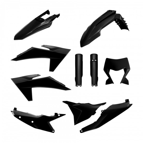 Kit plastiques complet - Noir - KTM EXC/EXC-F 2024-2025