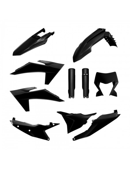Kit plastiques complet - Noir - KTM EXC/EXC-F 2024-2025