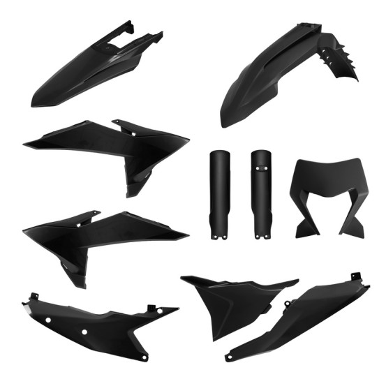 Kit plastiques complet - Noir - KTM EXC/EXC-F 2026