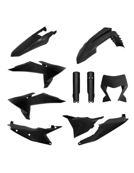 Kit plastiques complet - Noir - KTM EXC/EXC-F 2026