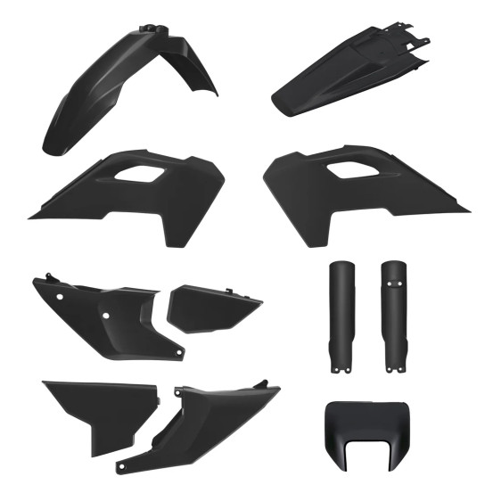 Kit plastiques complet - Noir - Husqvarna TE/FE 2024-2025