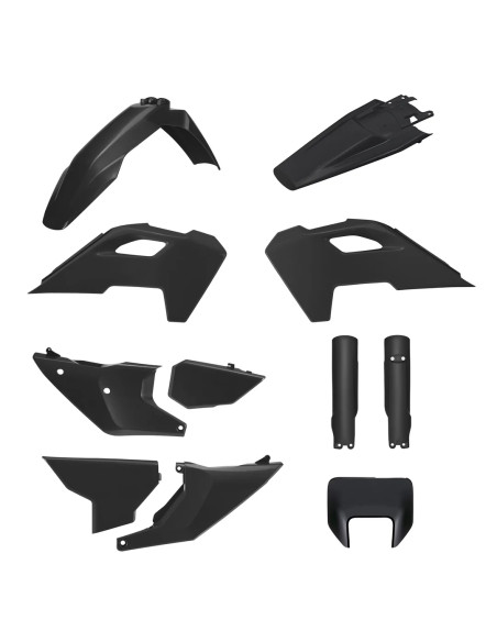 Kit plastiques complet - Noir - Husqvarna TE/FE 2024-2025