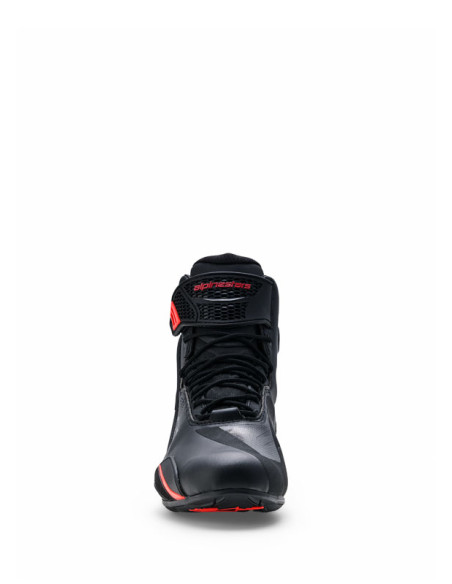Baskets Alpinestars Faster-4 Drystar - Noir Rouge Fluo