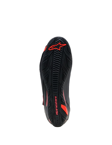 Baskets Alpinestars Faster-4 Drystar - Noir Rouge Fluo