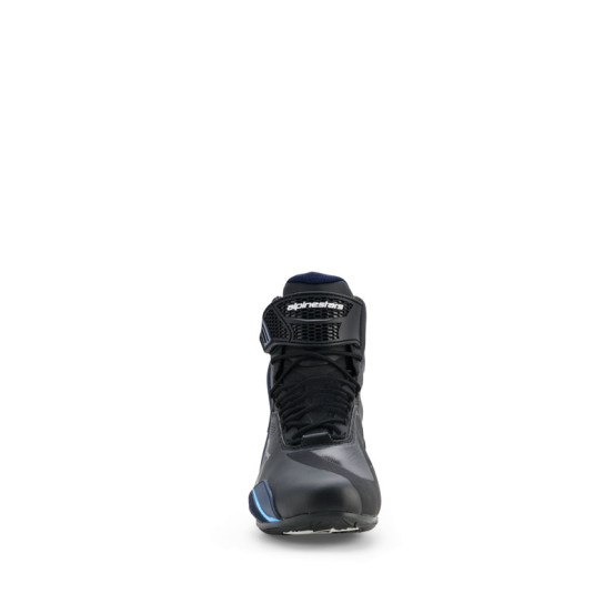 Baskets Alpinestars Faster-4 Drystar - Noir Bleu Cyan