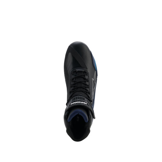 Baskets Alpinestars Faster-4 Drystar - Noir Bleu Cyan