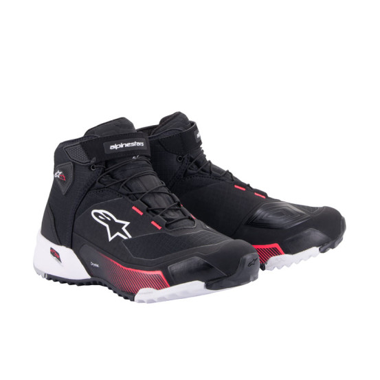 Baskets femme Alpinestars CR-X Drystar - Noir Blanc Rose Diva