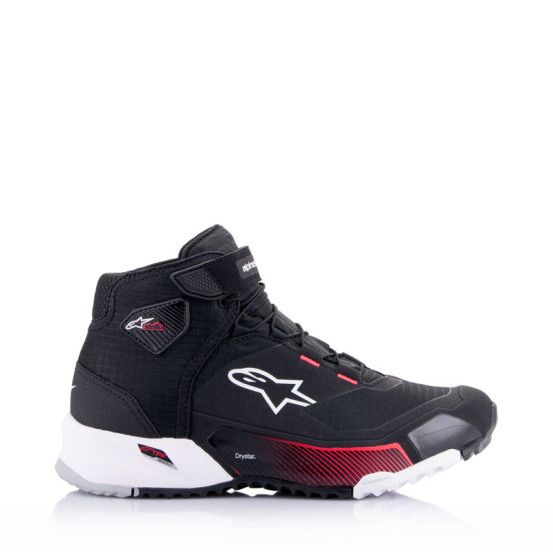 Baskets femme Alpinestars CR-X Drystar - Noir Blanc Rose Diva