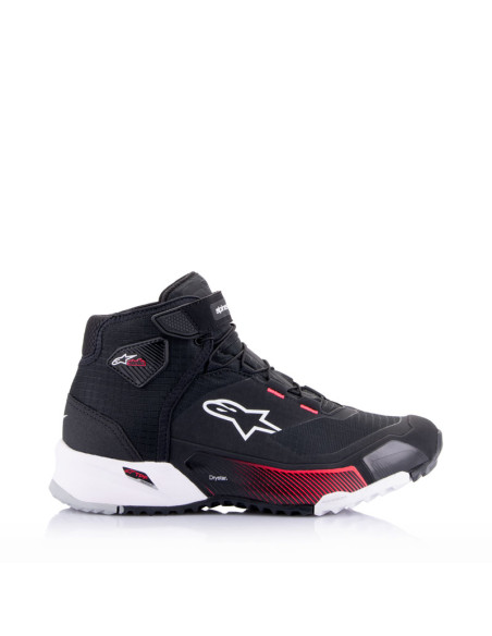 Baskets femme Alpinestars CR-X Drystar - Noir Blanc Rose Diva