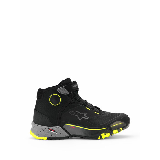 Baskets Alpinestars CR-X Drystar - Noir Gris Jaune Fluo