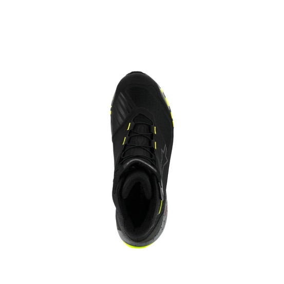 Baskets Alpinestars CR-X Drystar - Noir Gris Jaune Fluo