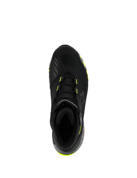 Baskets Alpinestars CR-X Drystar - Noir Gris Jaune Fluo