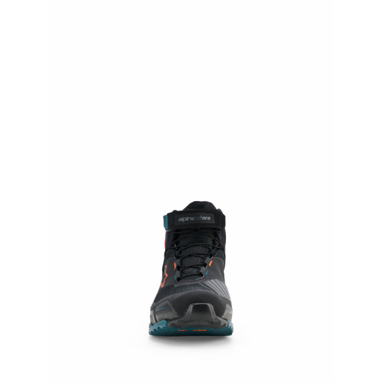 Baskets Alpinestars CR-X Drystar - Noir Bleu Petrol Orange Fluo