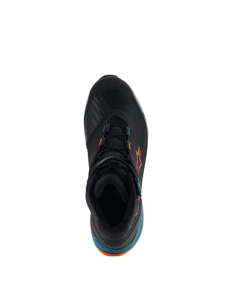 Baskets Alpinestars CR-X Drystar - Noir Bleu Petrol Orange Fluo