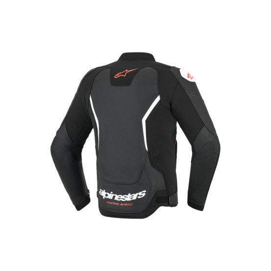 Blouson cuir Alpinestars GP Force V2 - Noir Blanc