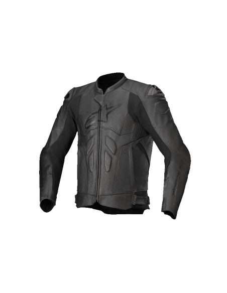 Blouson cuir Alpinestars Dusk - Noir
