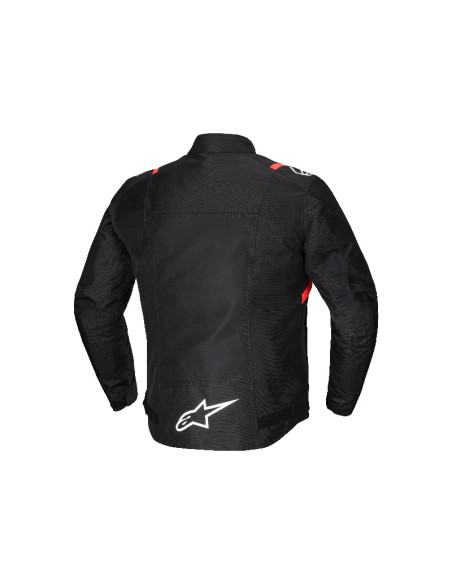Blouson Alpinestars T-SPS V2 Waterproof - Noir Blanc Rouge Fluo