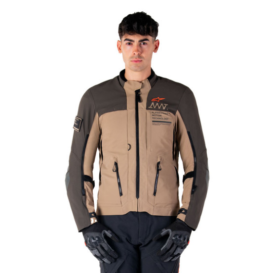 Veste Alpinestars AMT-8 Stretch Drystar XF - Marron Kaki