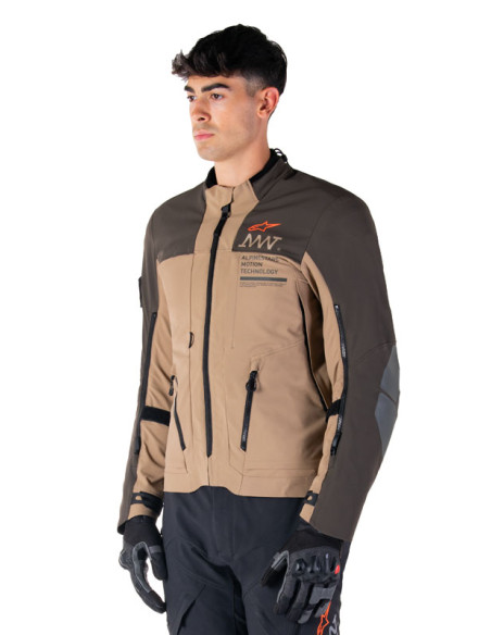 Veste Alpinestars AMT-8 Stretch Drystar XF - Marron Kaki
