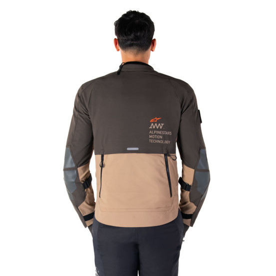 Veste Alpinestars AMT-8 Stretch Drystar XF - Marron Kaki