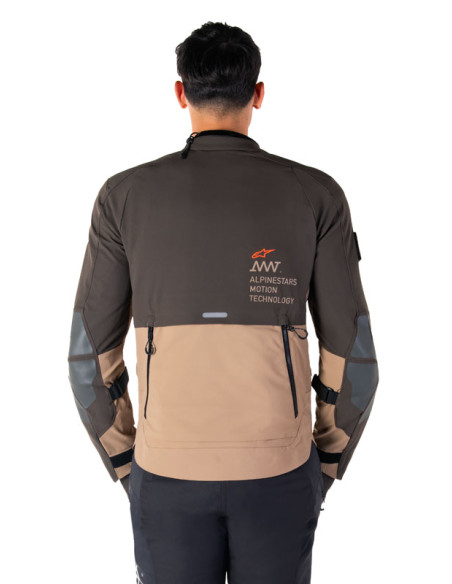 Veste Alpinestars AMT-8 Stretch Drystar XF - Marron Kaki