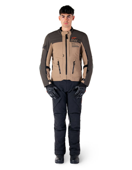 Veste Alpinestars AMT-8 Stretch Drystar XF - Marron Kaki