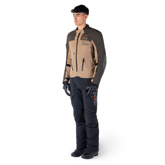 Veste Alpinestars AMT-8 Stretch Drystar XF - Marron Kaki