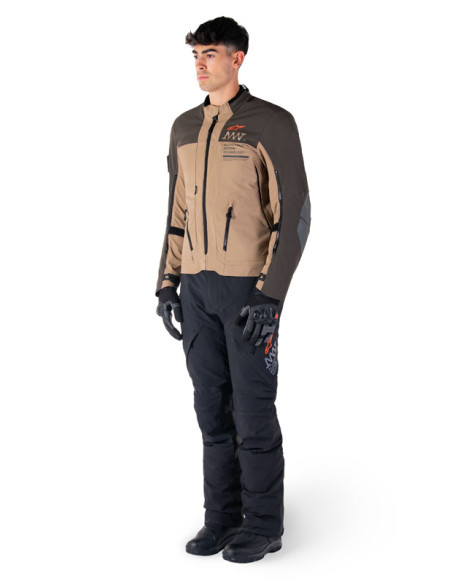 Veste Alpinestars AMT-8 Stretch Drystar XF - Marron Kaki