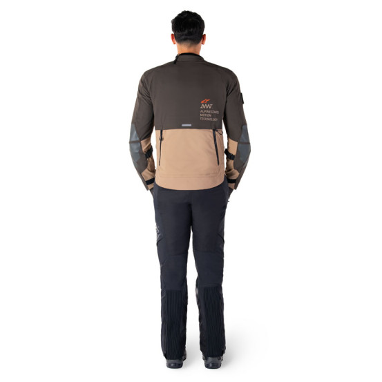 Veste Alpinestars AMT-8 Stretch Drystar XF - Marron Kaki